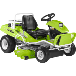 Aufsitzmäher mit Doppelfunktion: Mulchen und Seitenauswurf