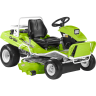 Ride on lawnmowers with twin functions cutter deck