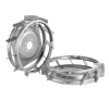 Pair wide steel wheel Ø 40X10 cm- COD. 920312
