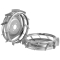 Wide steel wheels Ø 40 x 10 cm (pair) 