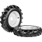 Pneumatic tractor wheels 4.00-10 (fixed disks with two positions); pair