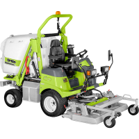 Cortacésped de corte frontal con y sin recogida