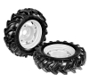 Paire roues pneumatiques "Tractor" 5.00-12 [jantes réglables] - REF. 902512